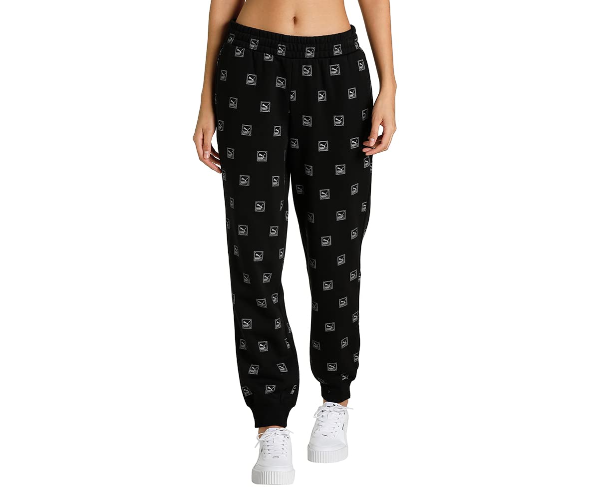 

Sweatshirt Jogger BRAND LOVE AOP Sweat Pants FL 537060 22 Color Black XS [PUMA] Women s Fall/Winter (01)