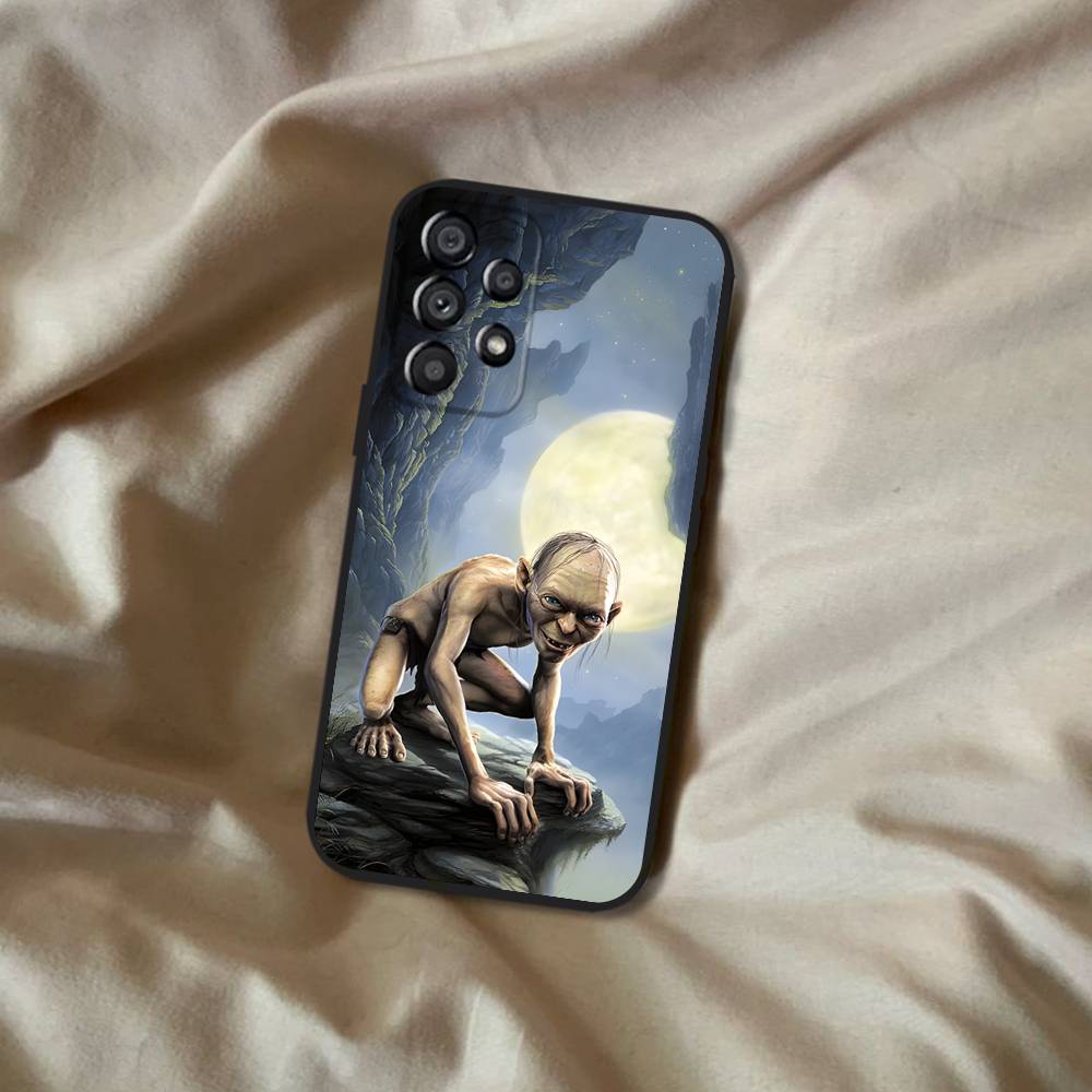 The R-Rings Gollum-S Of L-Lord Phone Case For Samsung Galaxy A20,A21s,A22,A31,A32,A52,A53,A72,73,A80 Soft Black Cover