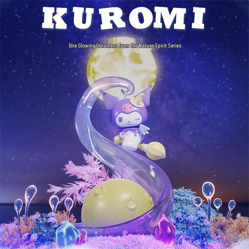 Sanrio Family Luminous Elf Ornament: Kuromi & Pompompurin Atmosphere Lamp