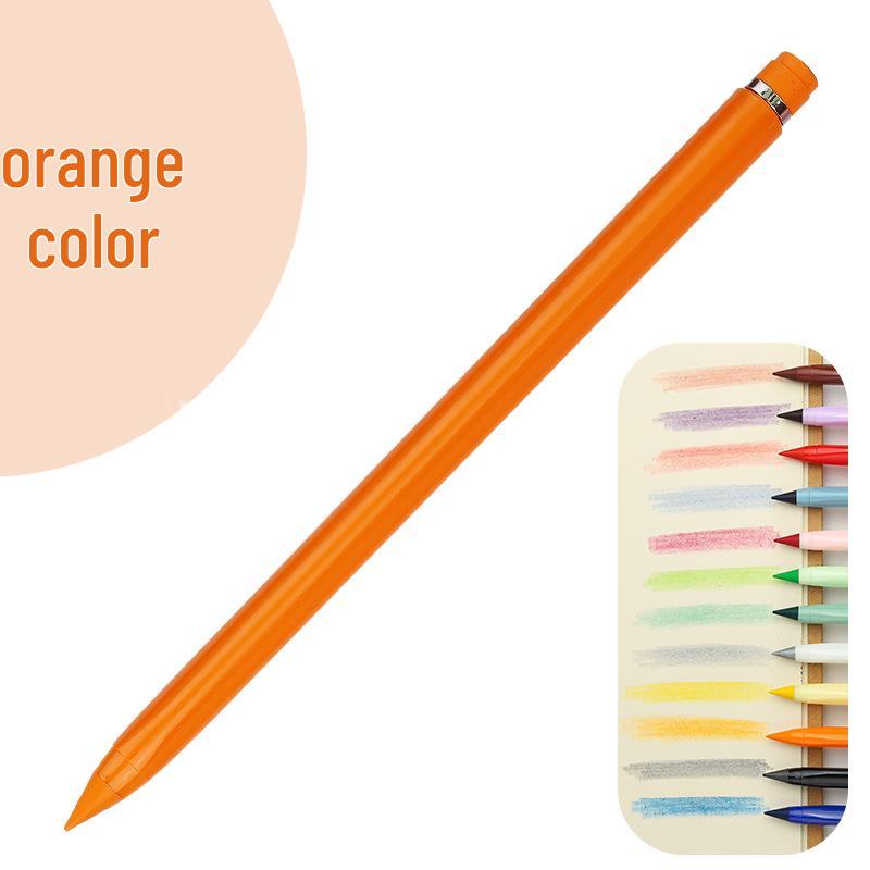 Erasable Posture Correcting Eternal Pencil - 12 Colors, No Sharpening Needed, Durable Lead, Perfect for Kids' Drawing.