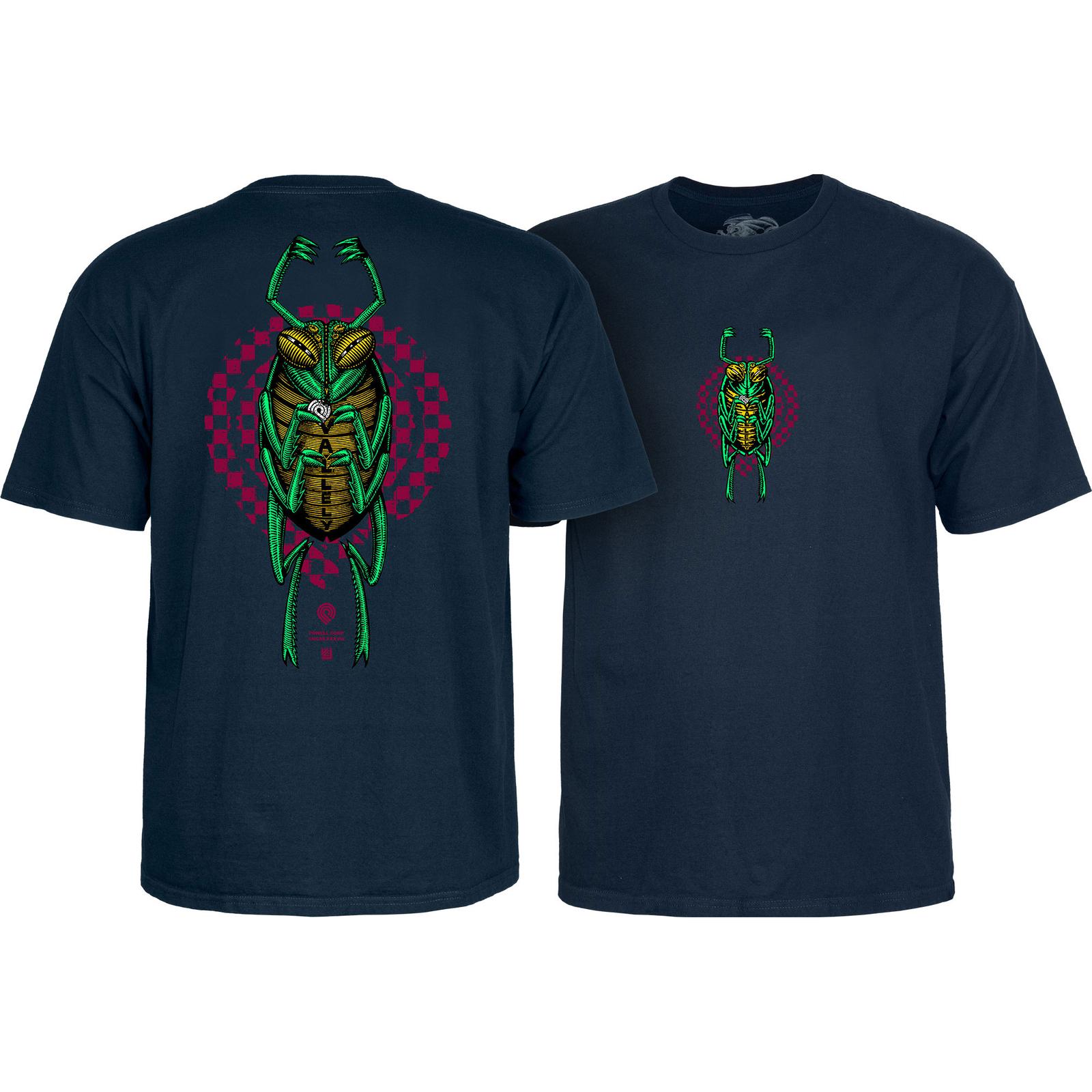 New Powell Peralta Skateboard Shirt Mike Vallely Bug Navy M