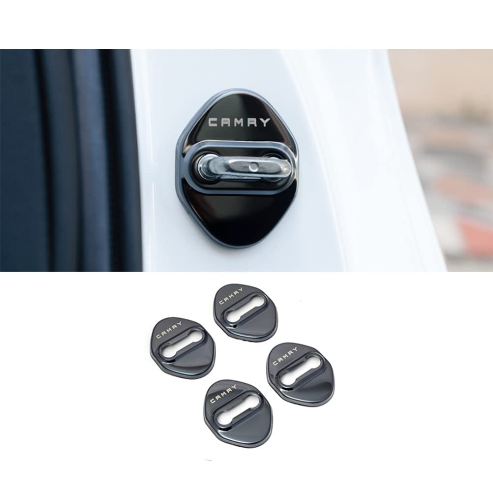 Haoshilianfa Door Striker Cover, For Toyota Camry 70 Series, Car Door Lock, Accessories, Mirror