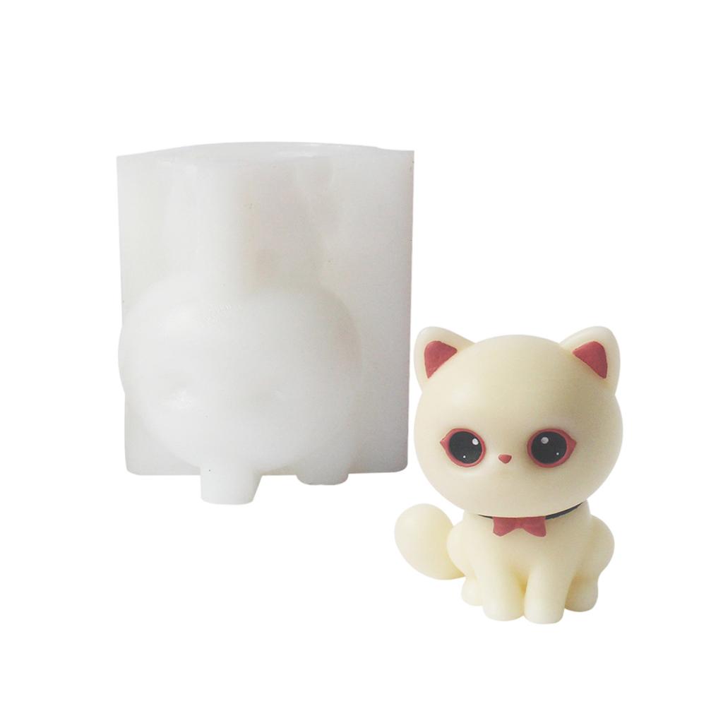 Eye Liner Cat Silicone Mold Versatile Silicone Eye Liner Cat Candles Mold for Creative Baking and Chocolate Making