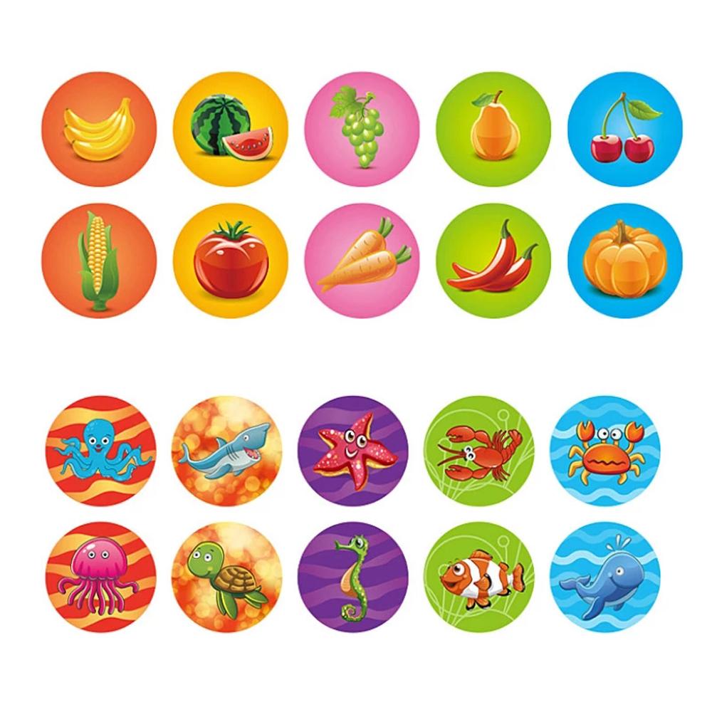 Cute DIY Scrapbooking Round Scrapbook Cartoon Stamp Kids Stamp Rubber Stamps Dinosaur Stamps