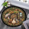 Garden Guinea Pig Adventure Round Area Rug Under Office Chairs Bedroom Living Room Home Decor