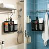 Portable Mesh Hanging Bathroom Bag Multi-compartment Toiletry Organizer for Daily & Trip Use
