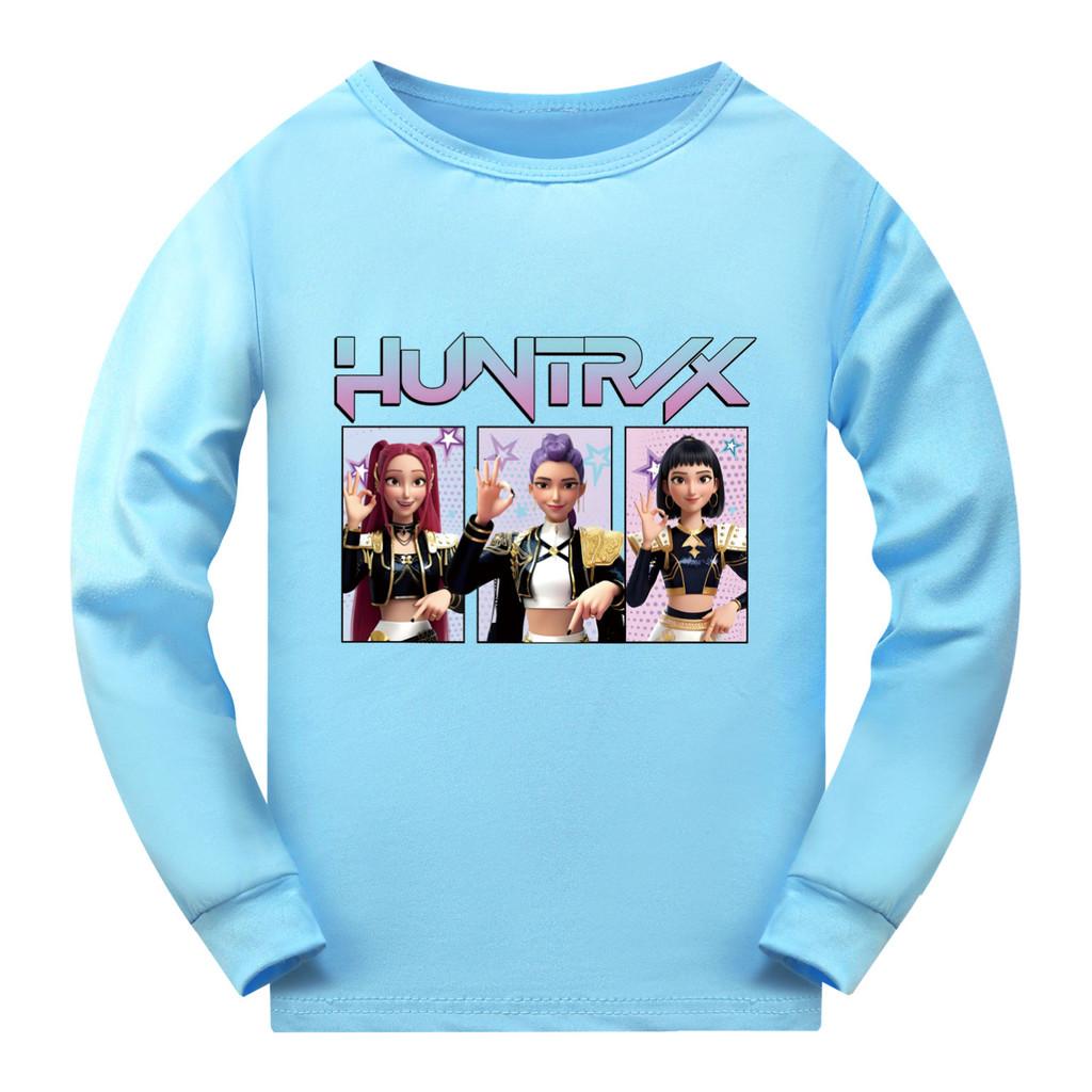 5233 Kids Girls Rumi Zoey Mira Super Star Print Long Sleeves T-Shirt