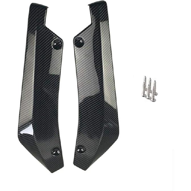 

2 шт. Универсальный автомобильный задний бампер спойлер диффузор сплиттер защита от царапин передний бампер боковая юбка спойлер сплиттер (5 #) 2#