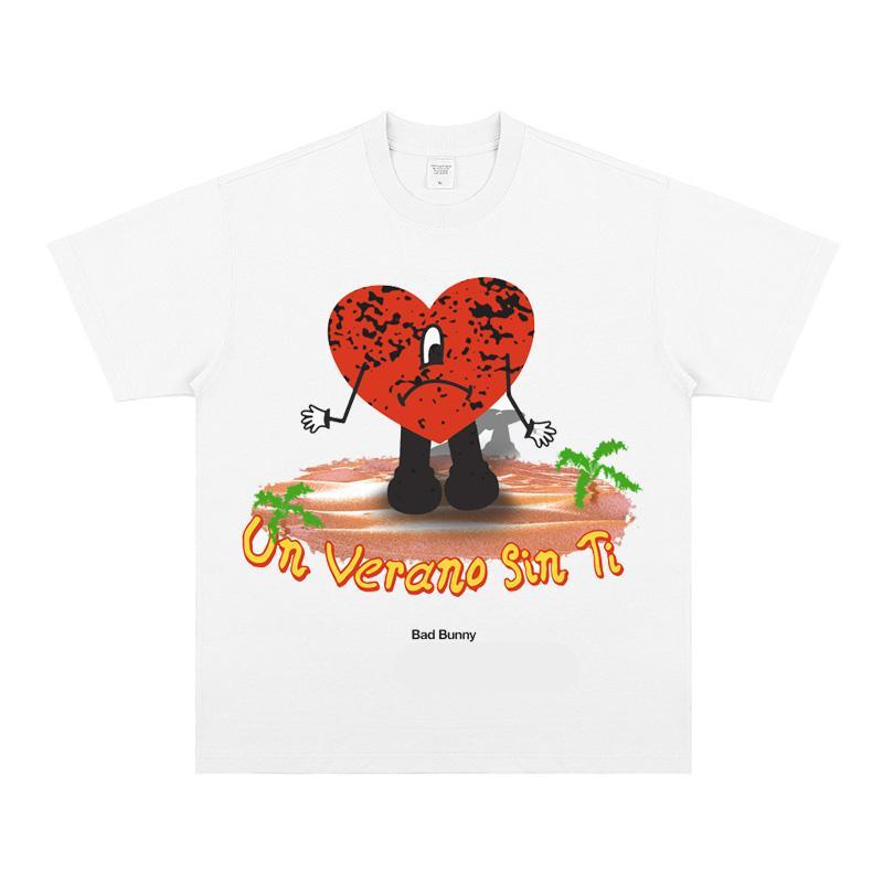 

Hip-hop Street American Retro Heavyweight Pure Cotton Short-sleeved Trendy Suitable for Both Men and Women, with An Inspo Vibe. 5XL різнокольоровий