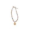 Titanium Steel Celestial Sun Necklace - Vintage, Niche, Collar Chain, Luxurious and High-end, Fashionable Accessory