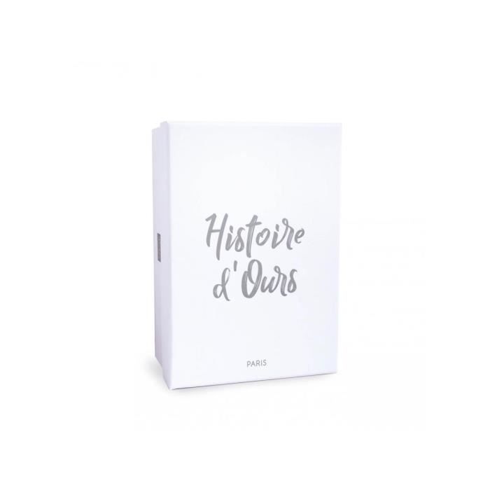 Peluche - histoire d'ours - zephir le zèbre - blanc et noir - pour enfant