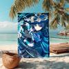 1pc Genshin Impact Wanderer1 Beach Towel, Comfortable and Thick, and Swimming/Bath/Picnic/Camping Towel, Suitable for Seaside Beaches