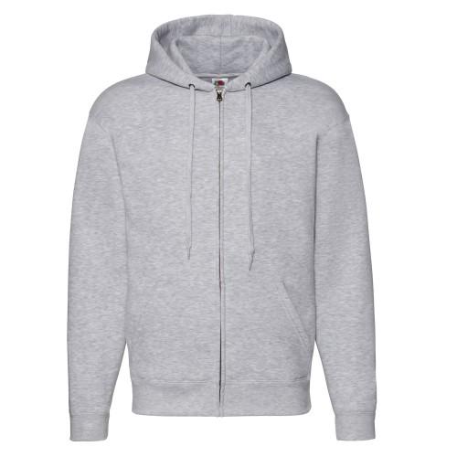 Fruit of the Loom Unisex Adult Premium Heather Hooded Jacket