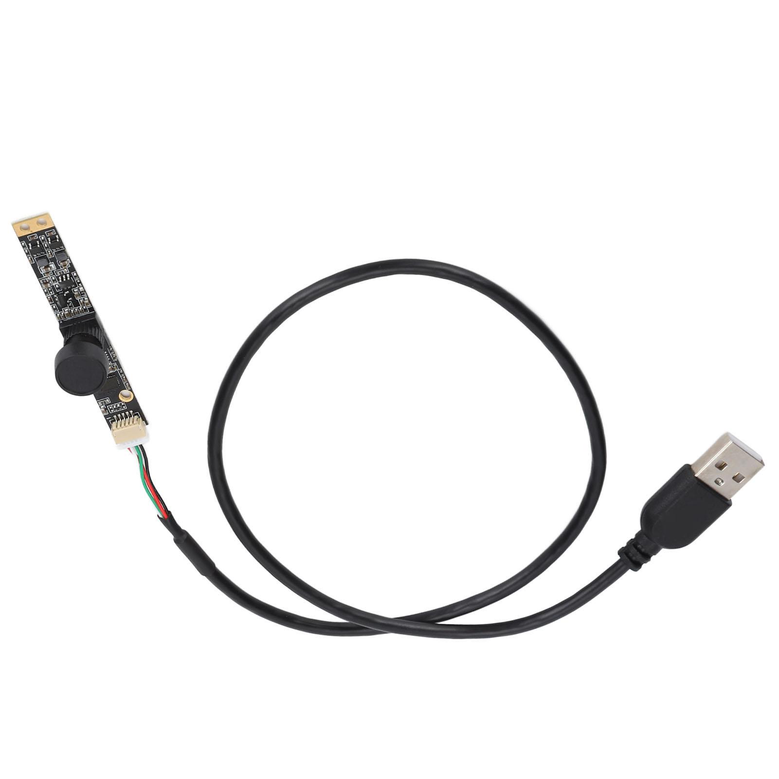 

Модуль камеры 2 МП, объектив 163° 2,9 мм, фиксированный фокус, плата камеры с USB-кабелем HBVCAMF2110HDR V22