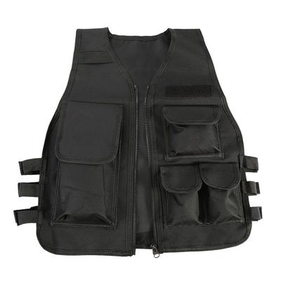 Nylon CS Spiel Molle Plattenträger Körperpanzerweste für Kinder (schwarz)