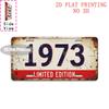 HD Metall Blechschild Limitierte Auflage Vintage Nummernschild Stil Retro Wandkunst Dekoration für Zuhause Bar Garage