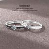 Hochwertige koreanische Little Star Wish Partnerringe aus 999 Sterlingsilber