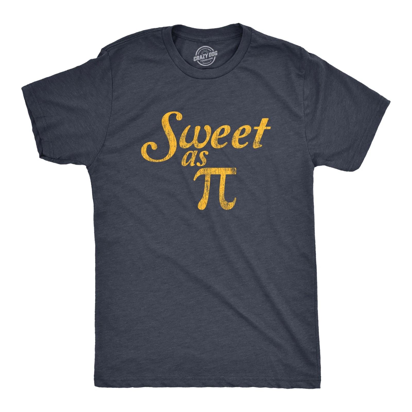 Mens Sweet As Pi T Shirt Funny Nerdy Math Problem Graphic Novelty Tee S