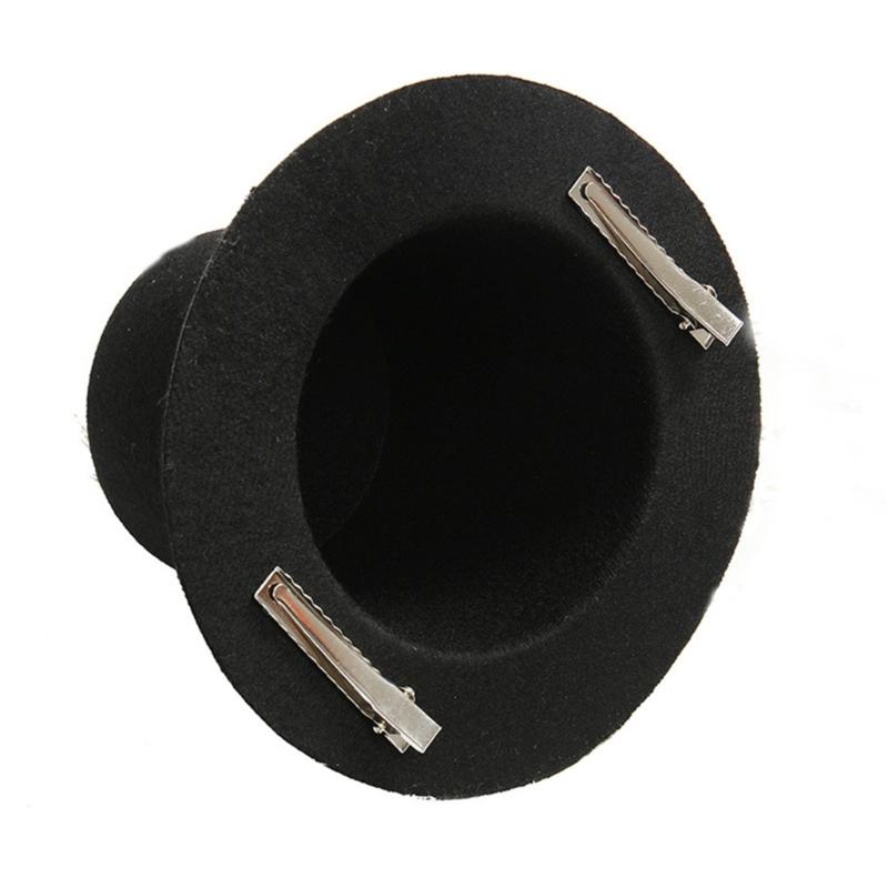 Handmade Retros Hat Rivets Embellished Felted Denims Hat Durability Hat for Outdoor Activity and Festivals