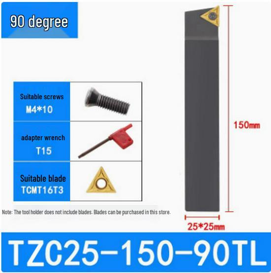 45°/90° Rough Boring Bar Holder with Replaceable Head & CBS/BSB Cutter