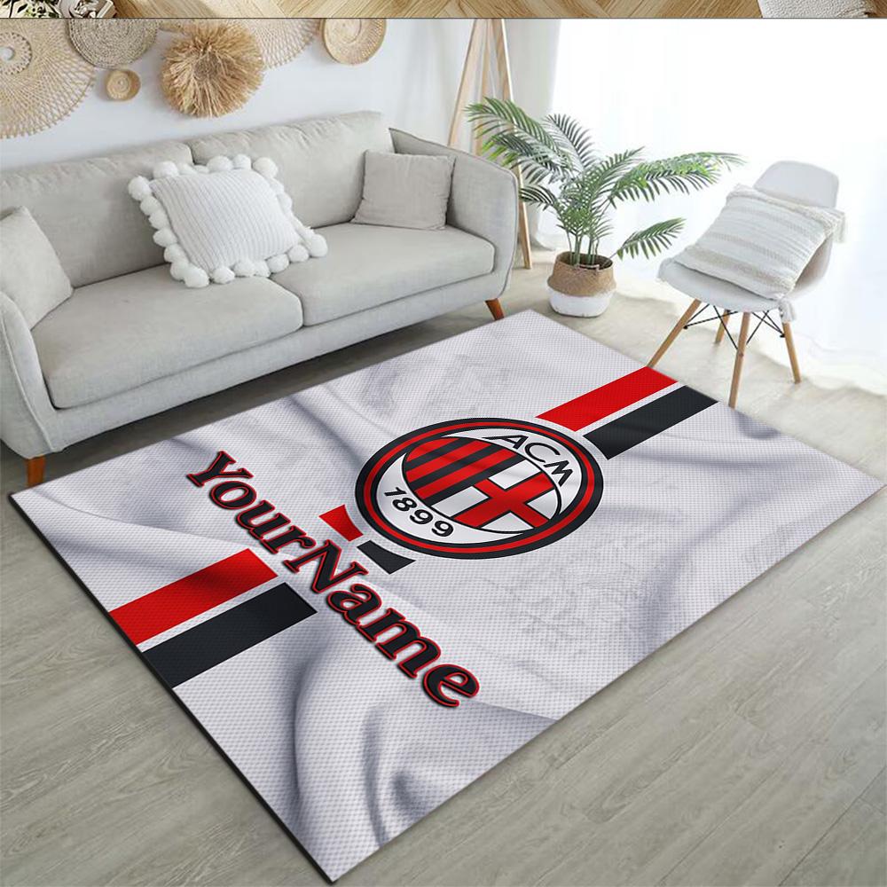 Ac Milan Gepersonaliseerd Naam Vloermat Perfect voor Decoratie kamer Woonkamers Eetkamer Keuken Antislip Tapijt Kantoor Huisdecoratie