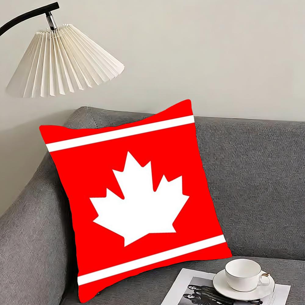 

Canada Canadian Flag CA Leaf Cushion Cover Elegant Comfort Pillowcase Sofa Bed Doublesided Printed Invisible Zipper Home Decor 30x30cm