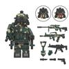 Boys' Police Commando Minifigure Building Block Toys
