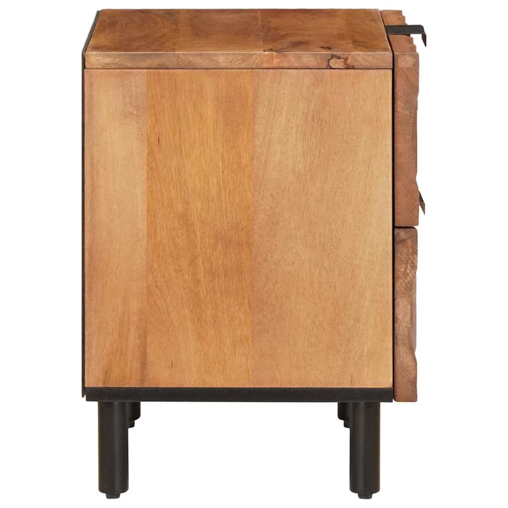 Nightstand Brown 40 x 33 x 46 cm Solid Mango Wood