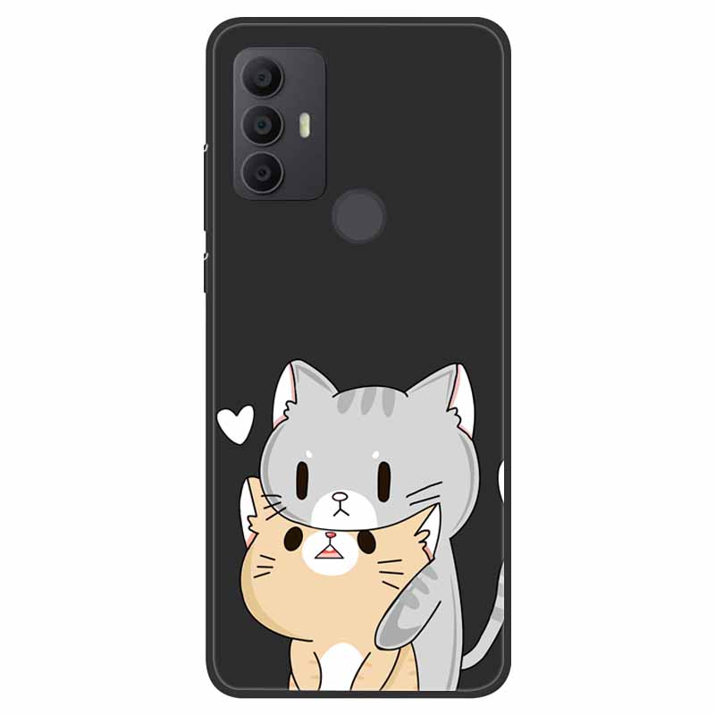 For TCL 30 SE Case Silicone Starry Space TPU Soft Back Cases For TCL 305 Cover Marble Painted for TCL 30SE TCL305 Fashion Bags