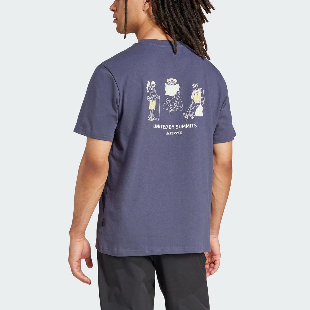 adidas Terre T Shirt Men's Dark Navy Blue JI8309