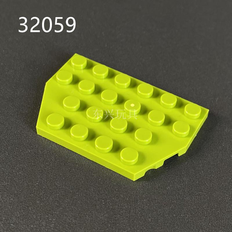 

Мелкие детали пазла, соединяющиеся строительные блоки, запасные части, отечественные 32059, запасные части, клиновидная пластина 4x6, светло-зеленый 6116514 1 piece