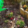 Garden Wire Mesh Fence Plant Protector Cage, Panels with Stakes And Zip Ties, Metal Corrosion Resistant Cage for Protecting Vegetables Flowers