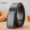 Belt Men'S Classic Automatic Buckle Men'S Belt Pu Belt Body Smooth Buckle Business Belt Men'S Belt