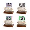 Rotary Perpetual Desk Calendar Gift Reusable School Bedroom Panda Decorative