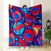 Stil Cartoon Dinosaurier Graffiti Stil Druck Decke Zuhause Reise Camping für Erwachsene und Kinder Luxuriöse Geschenke Mehrere Größen