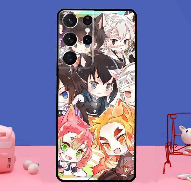 

Аниме Чехол Demon Slayer Kimetsu No Yaiba для телефона Samsung Galaxy S22 Ultra S8 S9 S10 Plus Note 20 Ultra S20 FE S21 Ultra Note 20 Ultra