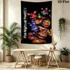 Horror Night Bears Wall Tapestry Aesthetic Wall Hanging Printed Fabric Blanket Decorative Tapestries for Bedroom Living Room Home Decor