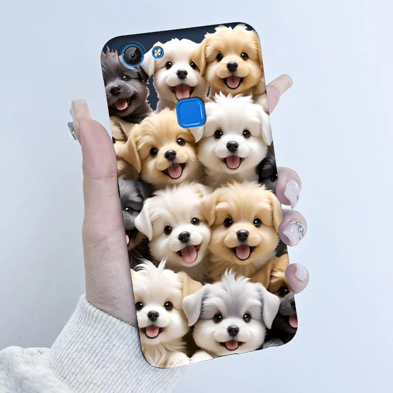 For Vivo V7 V7+ Plus Y79A Y75 Y73 Y79 1716 1718 Phone Case Cute Astronaut Panda Flowers Candy Soft Silicone TPU phone Case Cover
