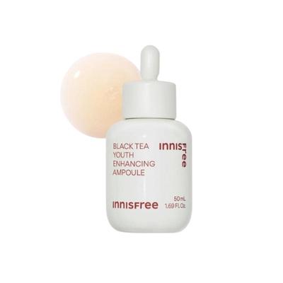 Black Tea Youth Enhancing Ampoule 50ml | Large Size Anti-Aging & Hydrating Korean Serum