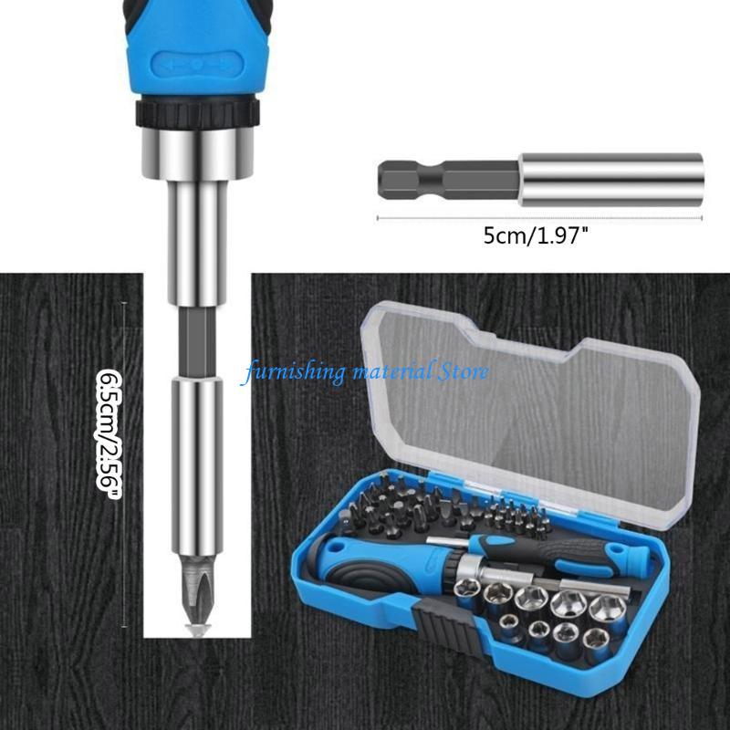 Y5GD 44pcs /34pcs Multi-bit Ratcheting Screwdriver Multitool Screwdriver Tool Set