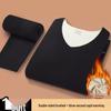 Men's Seamless V-Neck Thermal Set - Anti-Cold, Heat-Generating Base Layer for Autumn/Winter