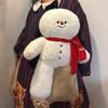 Festive Christmas Snowman Plush Doll Ornament Gift