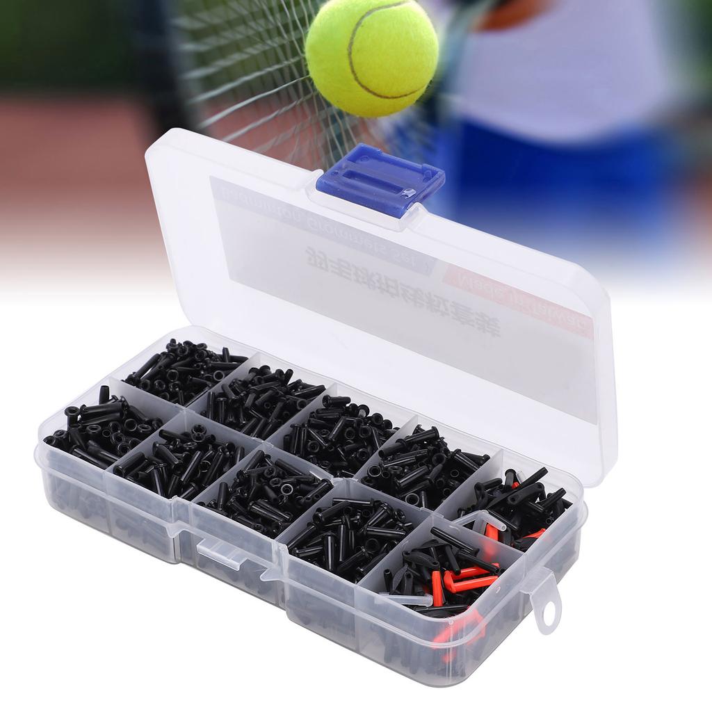 Powerti Badminton Öljettset med Racketöljetter Hink Strängskydd Strängningsverktyg
