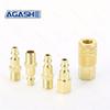5pcs Quick Coupler Set, 1/4NPT Metal Air Hose Fittings, Universal Thread Standard, Brass Coupler Caps for Air Compressor