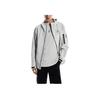 On Trek Water-Resistant Outdoor Hooded Fashi Jacket Men Jacket Silver 1ME10320296