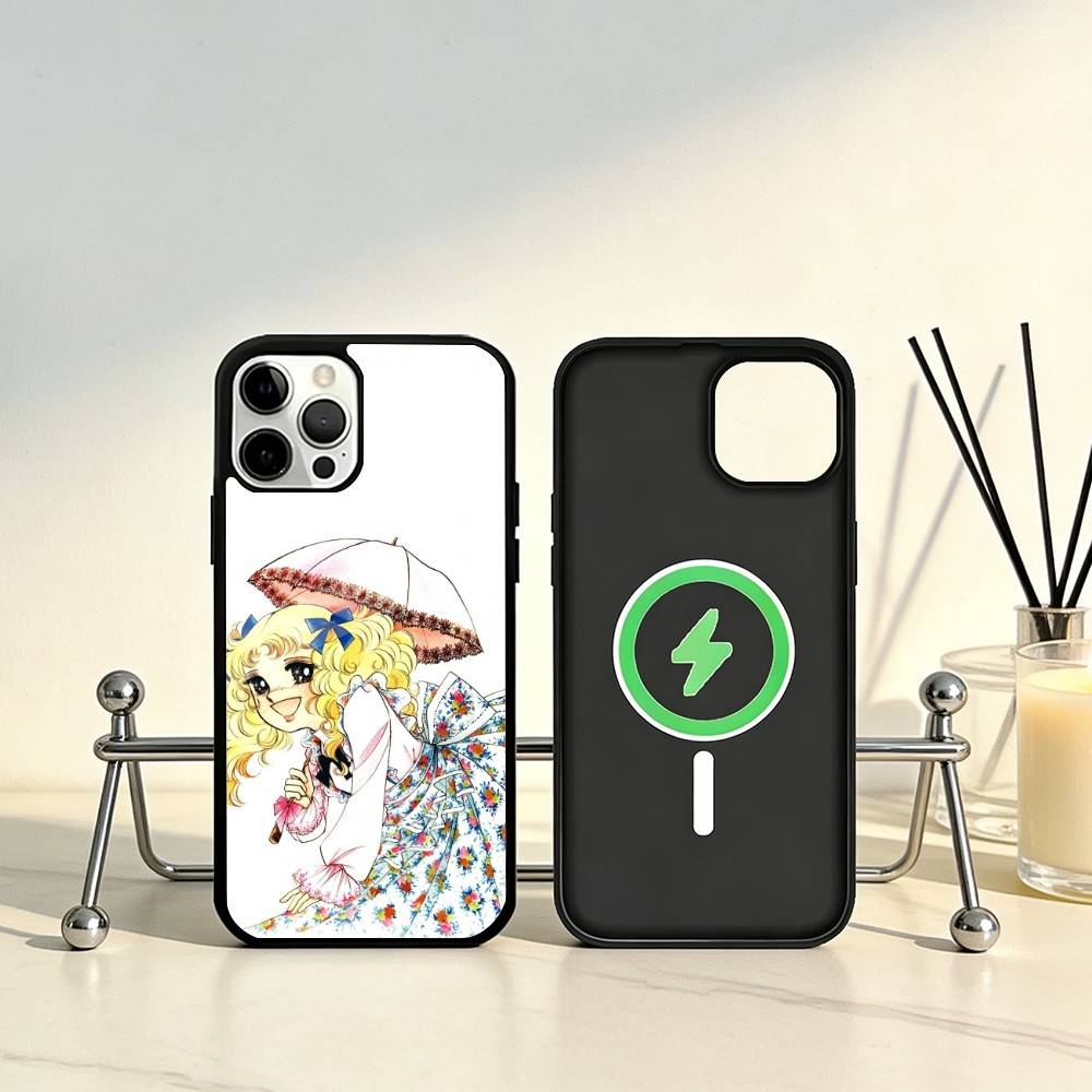 

Anime Candy Candy Phone Case For iPhone17,16,15,14,13,12,11 Plus,Pro Max Magnetic For Magsafe Wireless Charging iPhone17Air