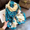 New Sunscreen Scarf for Women New Silk Satin Versatile Summer Sunscreen Silk Scarf Mother's Day Gift