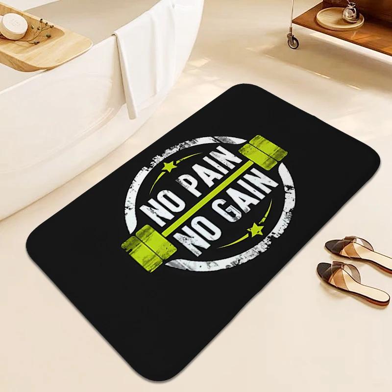 Gym Carpet for Bedroom Floor Mats Front Door Soft Living Room Funny Doormat Bathroom Hallway Sleeping Room Rug Aesthetic
