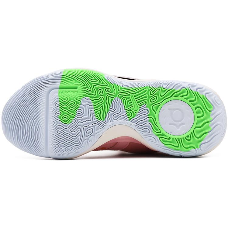 Nike KD Trey 5 X EP Abrasion Resistant Low top Basketball Shoes Men's Pink Yellow Mismatched DJ7554-014(Team91- )