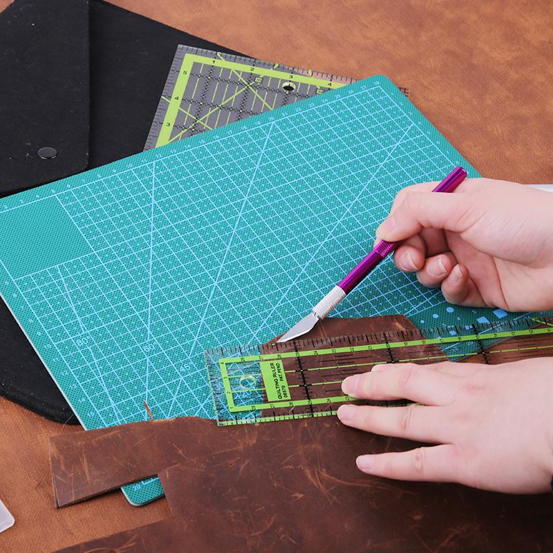 Fenrry 1PC Sewing Rulers Guides for Fabric Acrylic Quilting Rectangular Rulers with Anti-Slip Grips